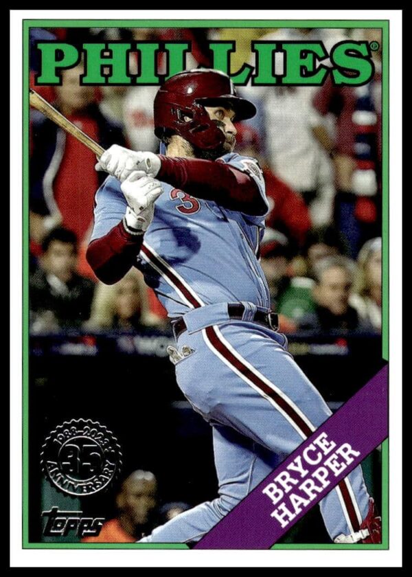 2023 Topps Update Bryce Harper 1988 #88US-38 (Front)