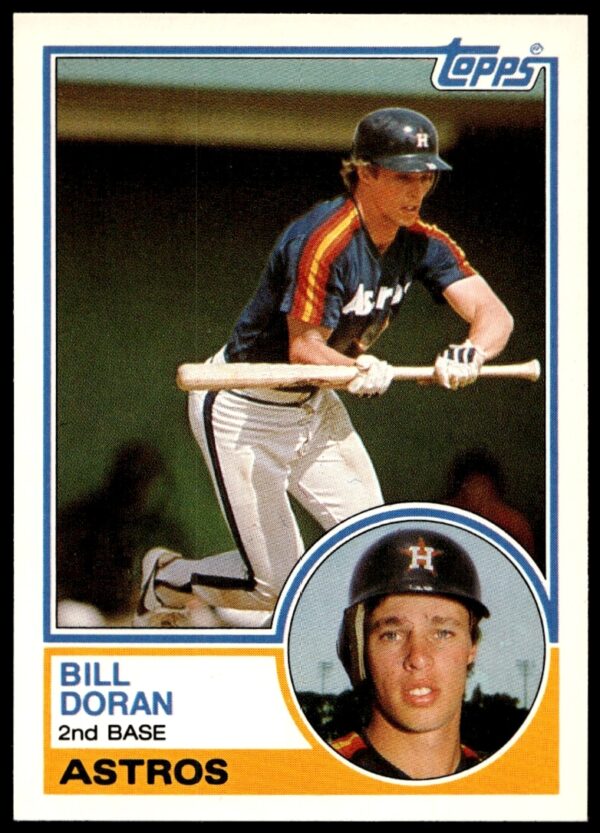 1983 Topps Traded Bill Doran, Houston Astros card #26T, classic pose.