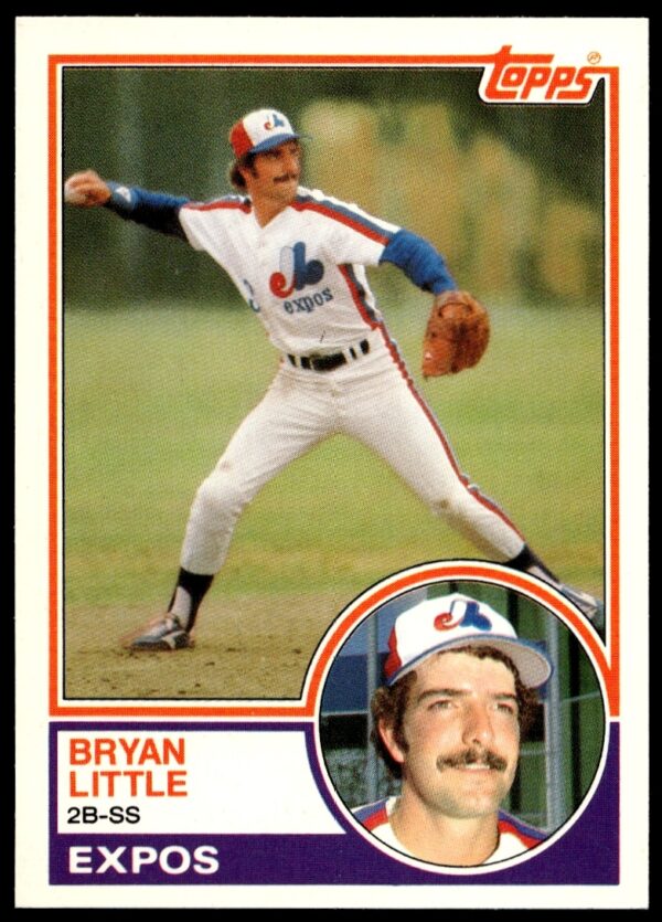Bryan Little 1983 Topps Traded #62T, Atlanta Braves, baseball card front.