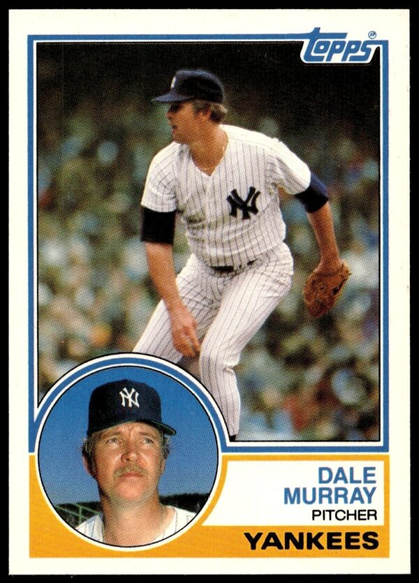 Dale Murray 1983 Topps Traded baseball card #79T showcasing his MLB career.