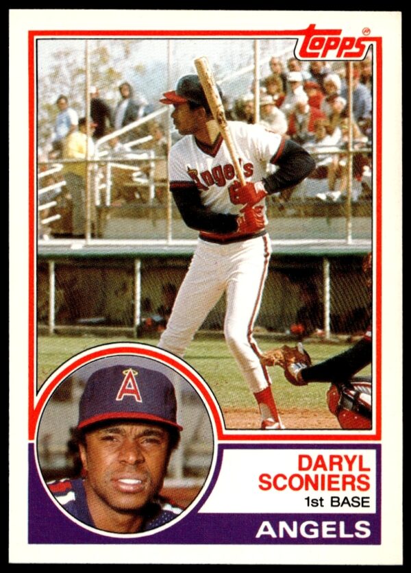 Daryl Sconiers 1983 Topps Traded #99T baseball card front view.