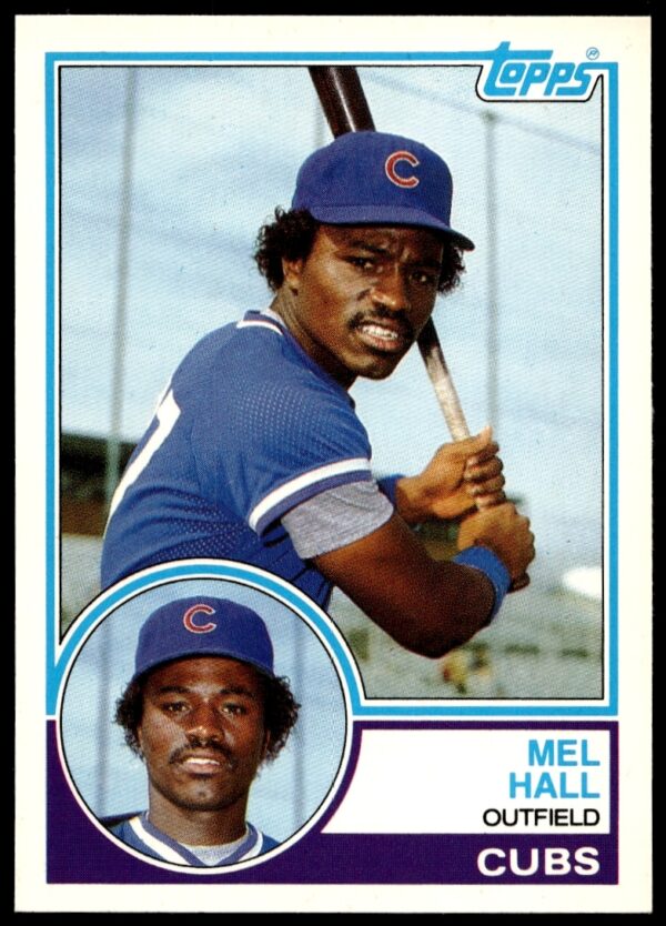 1983 Topps Traded Mel Hall Baseball Card #39T, iconic collectible for fans.