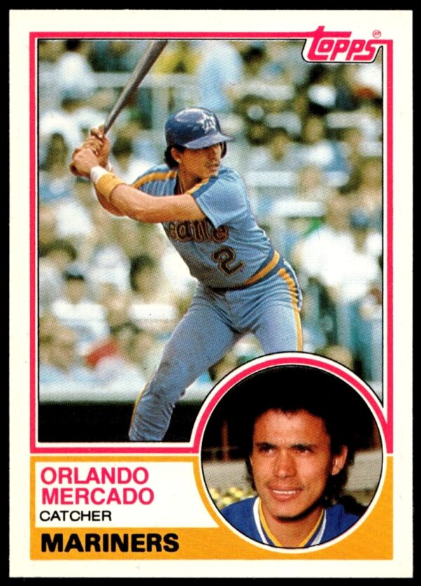 Orlando Mercado 1983 Topps Traded Baseball Card #71T Front View
