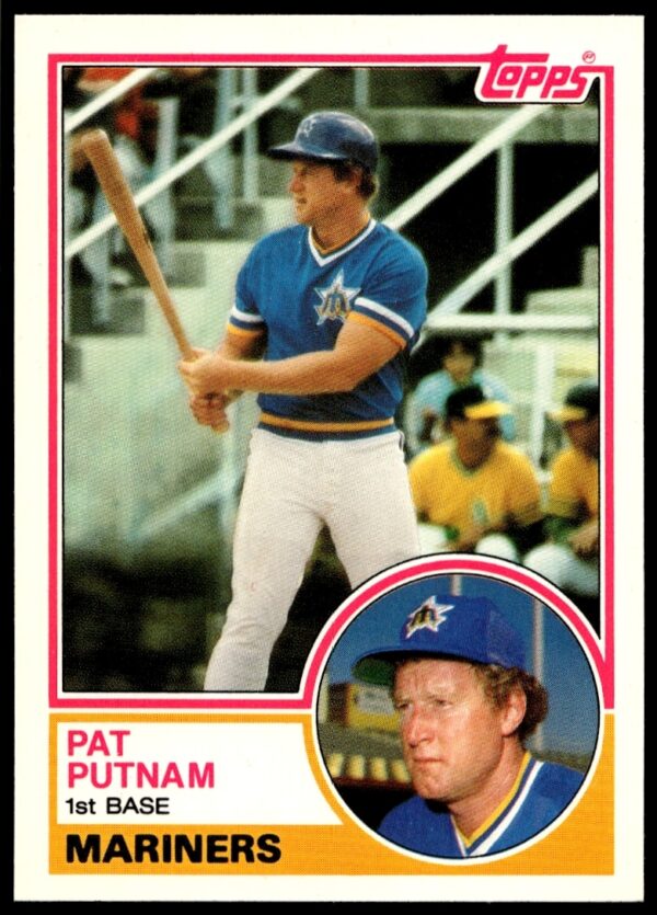 Front view of 1983 Topps Traded Baseball Card #89T featuring Pat Putnam.
