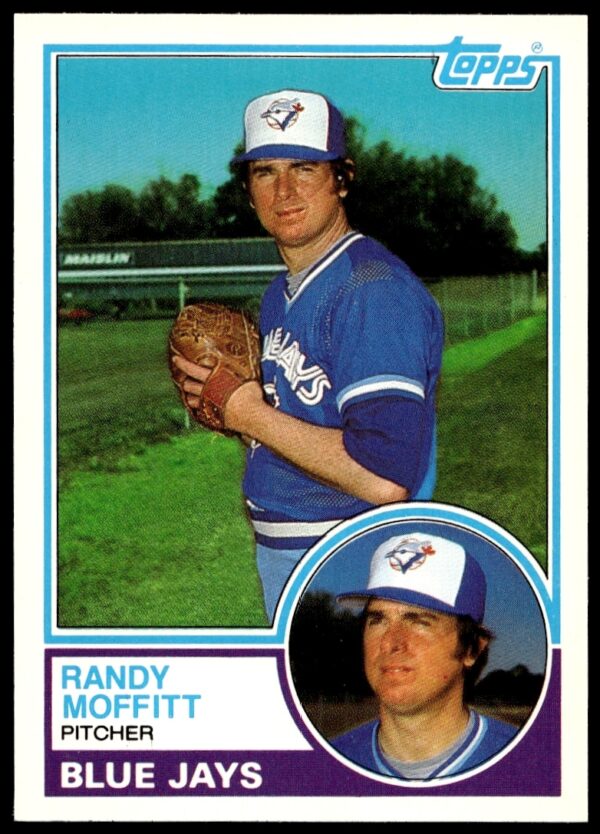 Randy Moffitt 1983 Topps Traded Baseball Card #73T in Team Uniform.