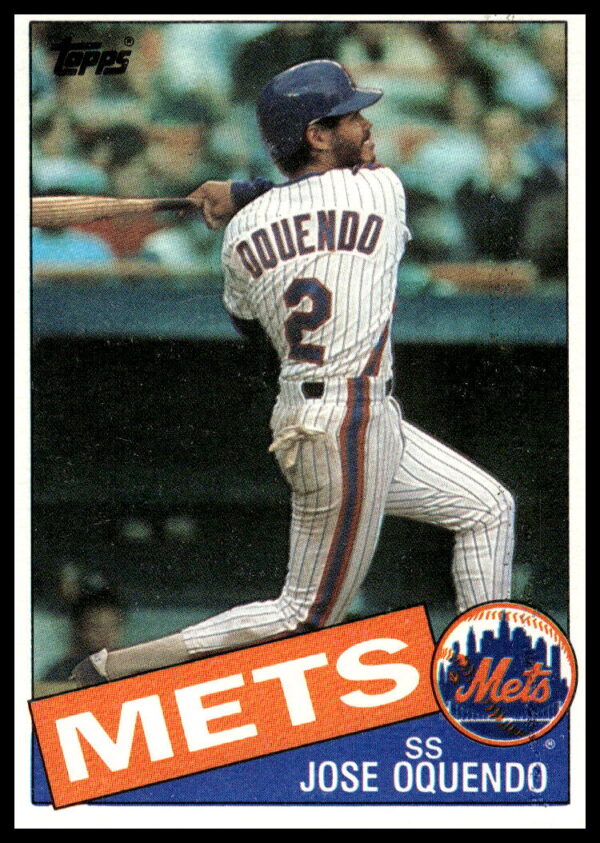 1985 Jose Oquendo Topps Baseball Card #598 Front View