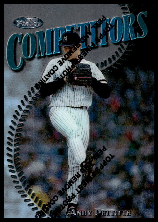 Andy Pettitte 1997 Topps Finest Yankees Baseball Card #287 Front
