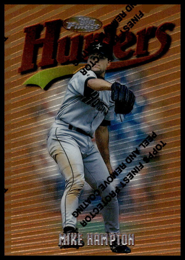 Mike Hampton 1997 Topps Finest #64 Baseball Card Front Image
