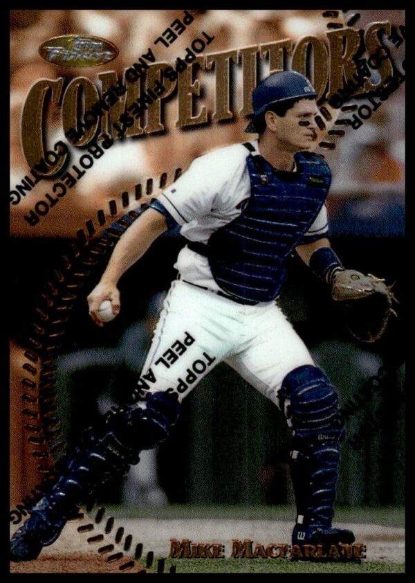 Mike Macfarlane 1997 Topps Finest baseball card #227, front view.