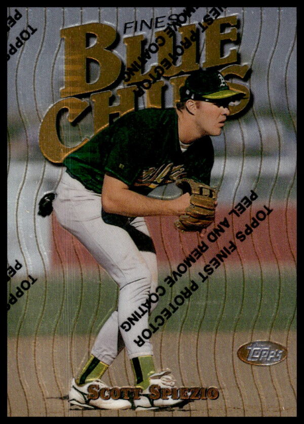Scott Spiezio 1997 Topps Finest Baseball Card #272 Front View.