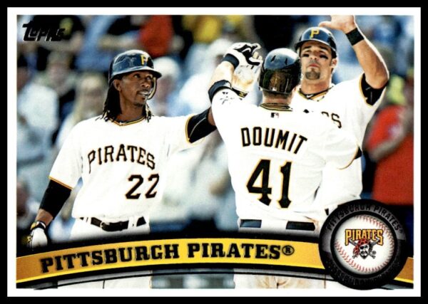2011 Topps Pittsburgh Pirates card #398 front view with player image and team logo.