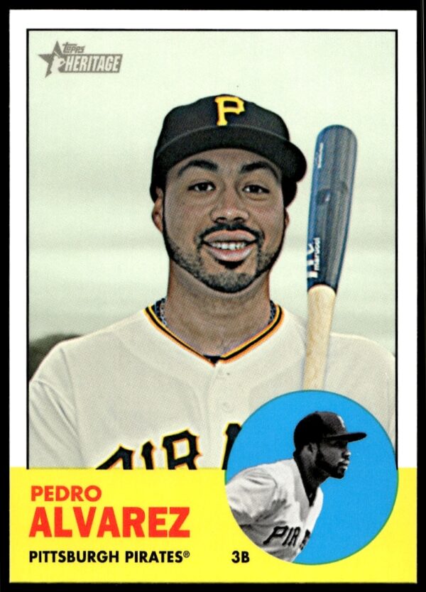 Pedro Alvarez 2012 Topps Heritage High Number #H615 Baseball Card Front