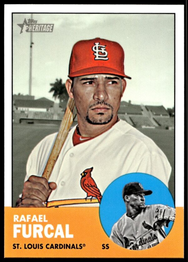 Rafael Furcal 2012 Topps Heritage High Number Baseball Card #H661 Front View