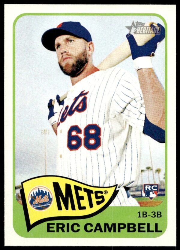 Eric Campbell 2014 Topps Heritage High Number Baseball Card #H588 (Front)
