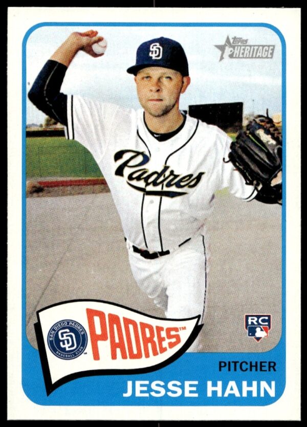 Jesse Hahn 2014 Topps Heritage Baseball Card #H544 Front Image.
