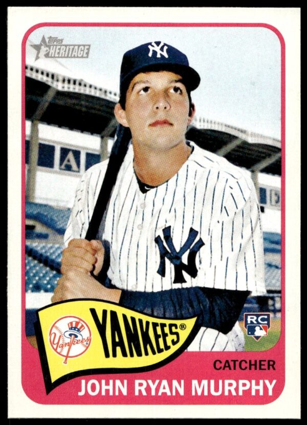 John Ryan Murphy 2014 Topps Heritage High Card #H531 Baseball Collectible.