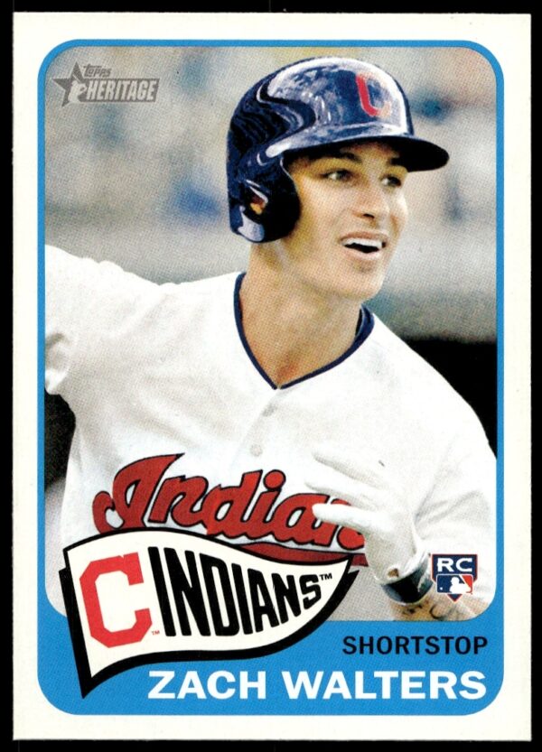Zach Walters 2014 Topps Heritage High Card #H573 Front View Baseball Collectible