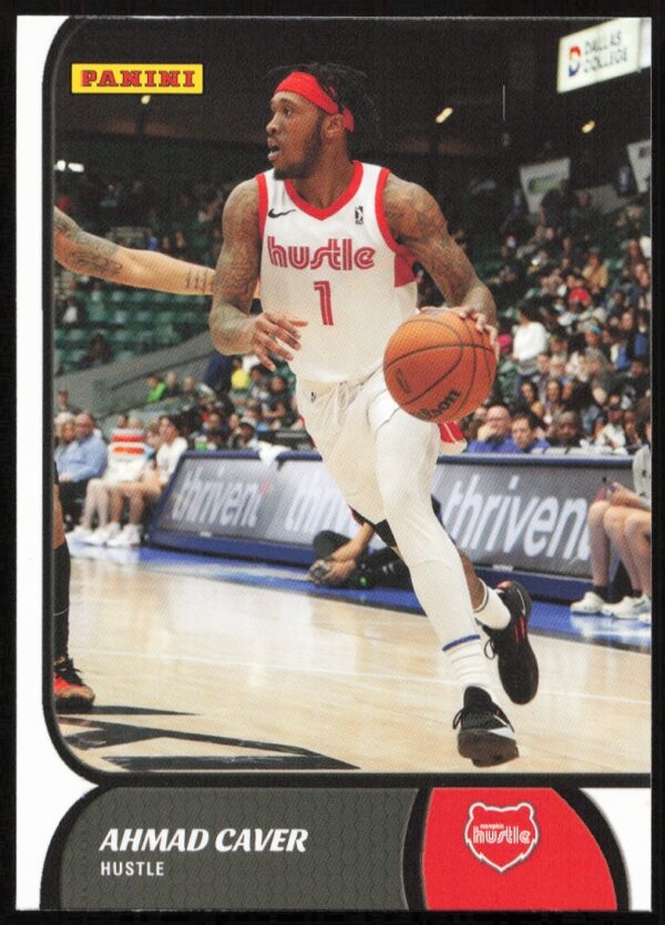 Ahmad Caver Panini NBA G League Card #90, 2021-22, Front View.