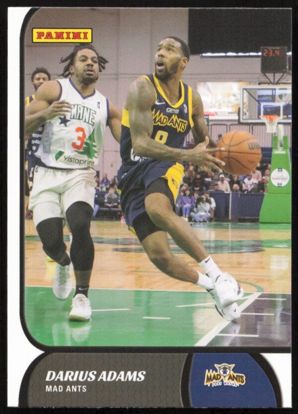 Darius Adams Panini NBA G League Card #48, 2021-22 Season Trading Card Front.