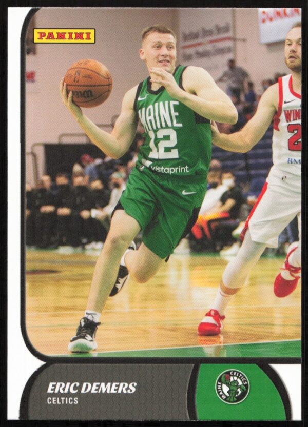 Front of 2021-22 Panini NBA G League Card #87 featuring Eric Demers in action.