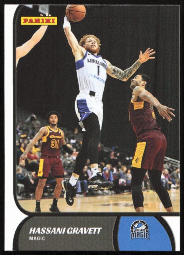 Hassani Gravett NBA G League 2021-22 Panini trading card, front view, card #71.