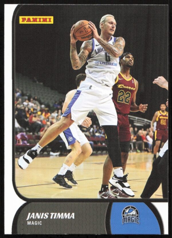 Janis Timma Panini NBA G League Card #73, 2021-22 Season.