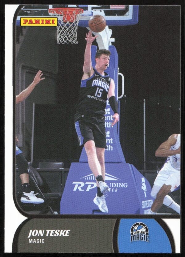 Jon Teske 2021-22 Panini G League Card #75 Front View.