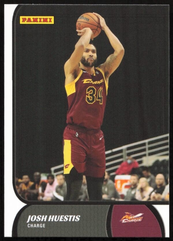 Josh Huestis 2021-22 Panini G League Card #32 Front, showcasing action in team jersey.