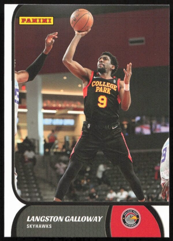 Langston Galloway trading card, 2021-22 Panini NBA G League, #37, action shot (front).