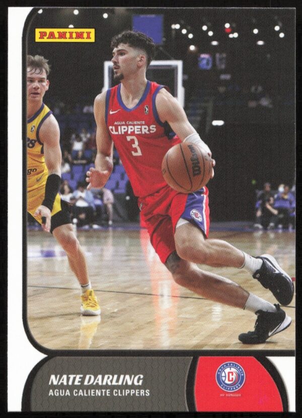 Nate Darling in action on 2021-22 Panini NBA G League trading card #5 (front).