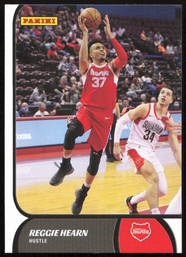 Reggie Hearn 2021-22 Panini G League Card #94, showcasing athletic action shot (Front).