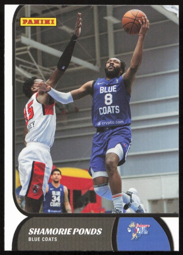 Shamorie Ponds 2021-22 Panini NBA G League trading card #45, front view.