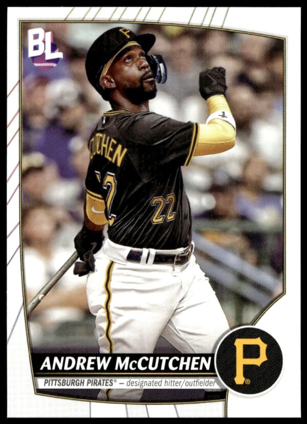 Andrew McCutchen 2023 Topps Big League Card #62, featuring dynamic action shot.