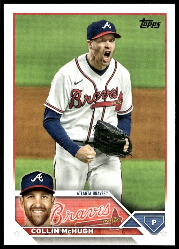 Collin McHugh 2023 Topps Baseball Card #378, featuring dynamic pitching action.