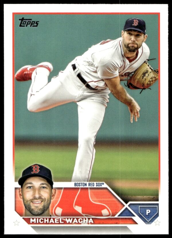 Michael Wacha 2023 Topps Series 2 Baseball Card #656 featuring pitching action shot.