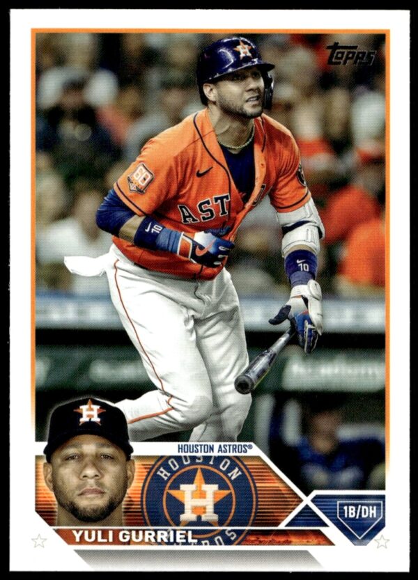 Yuli Gurriel 2023 Topps Card #469 Front View Baseball Card