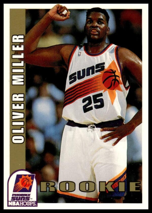 Oliver Miller 1992-93 Hoops Series 2 Basketball Card Front #453
