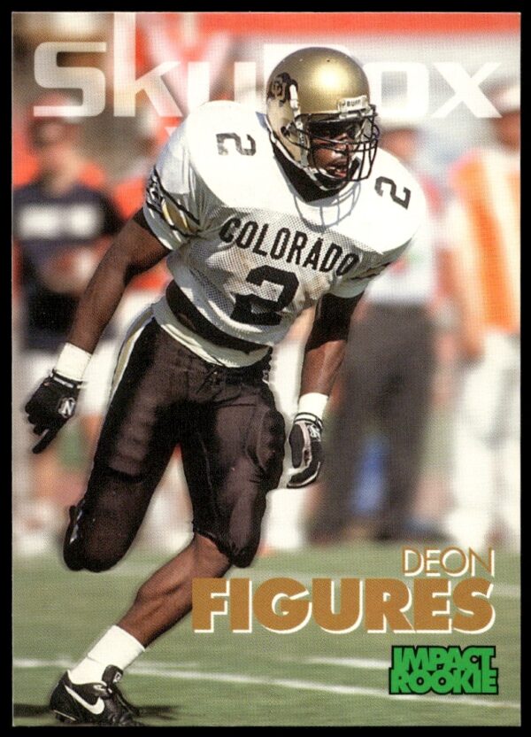 1993 SkyBox Impact Deon Figures card #382, featuring Deon in team uniform.