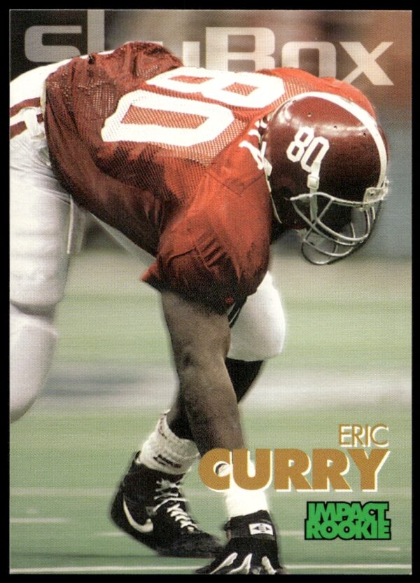 1993 SkyBox Eric Curry Football Card #366 - Tampa Bay Buccaneers Defensive End