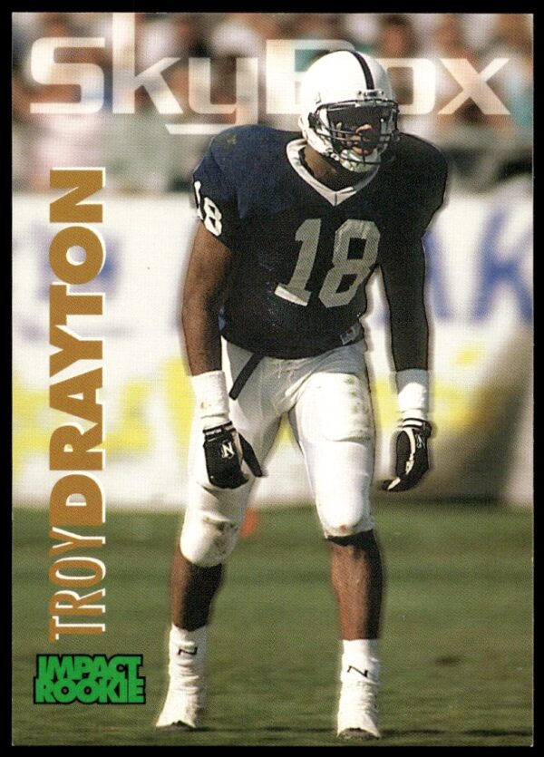 Troy Drayton 1993 SkyBox Impact Card #397 Front - NFL Collectible Memorabilia