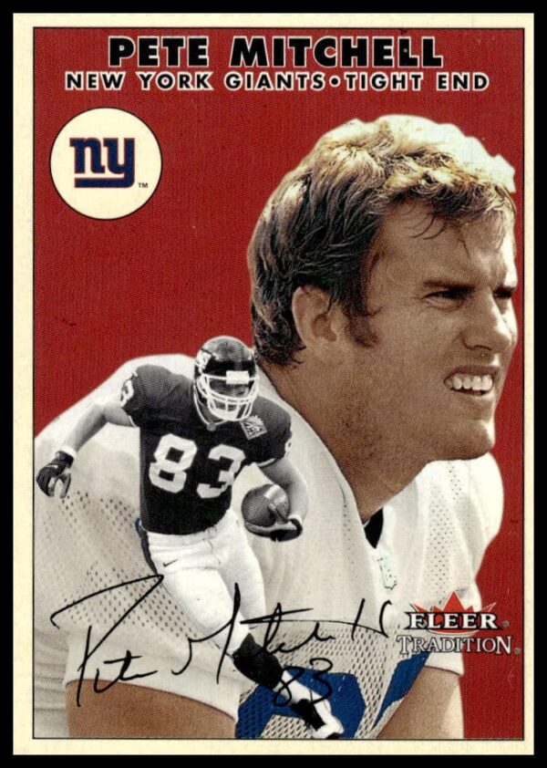 Front view of 2000 Fleer Tradition Glossy card #297 featuring Pete Mitchell.
