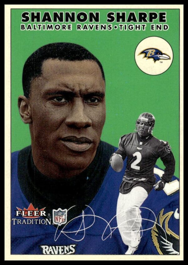 Shannon Sharpe 2000 Fleer Glossy #231 Trading Card Front