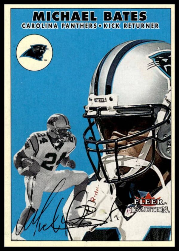 Michael Bates 2000 Fleer Tradition Card #152, featuring player image and stats.