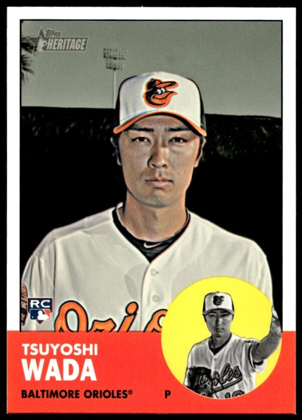Tsuyoshi Wada 2012 Topps Heritage High Number Card #H577 Front View