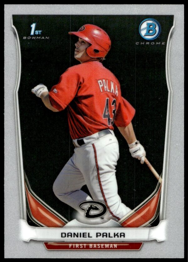 Daniel Palka Rookie Card 2014 Bowman Chrome #BCP63 Front View Baseball Collectible