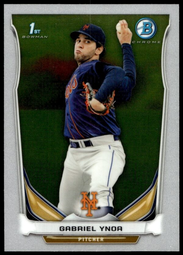 Gabriel Ynoa 2014 Bowman Chrome Prospect Card #BCP76 Front Baseball Memorabilia