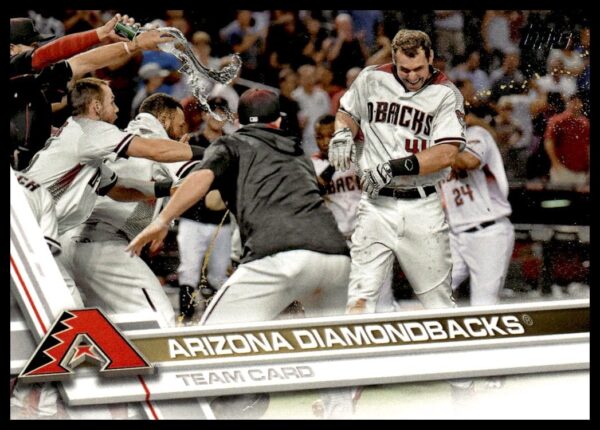 Arizona Diamondbacks 2017 Topps Card #320 featuring player in action.