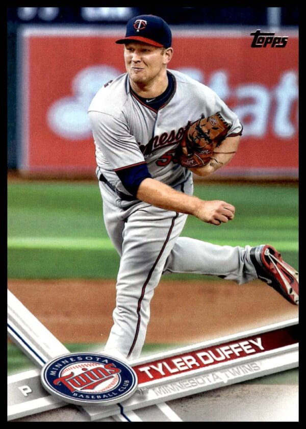 Tyler Duffey 2017 Topps Series 1 Baseball Card #305 Front View.