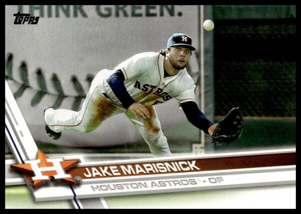 2017 Topps Series 2 Jake Marisnick Baseball Card #526 Front View