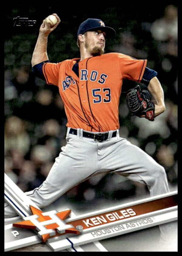 Ken Giles 2017 Topps Series 2 Baseball Card #596 Front View